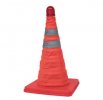 Traffic Cone Collapsible Auto Flashing Red Top Light
